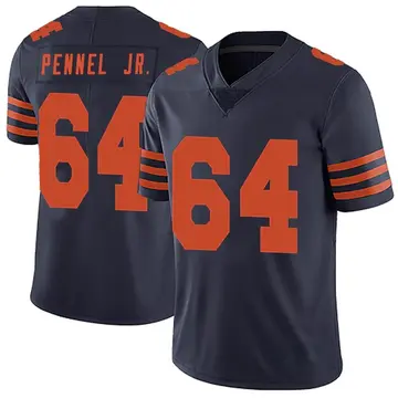 Nike Mike Pennel Jr. Youth Limited Chicago Bears Navy Blue Alternate Vapor Untouchable Jersey