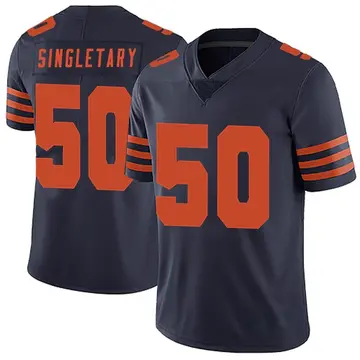 Nike Mike Singletary Men's Limited Chicago Bears Navy Blue Alternate Vapor Untouchable Jersey