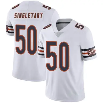 Nike Mike Singletary Men's Limited Chicago Bears White Vapor Untouchable Jersey