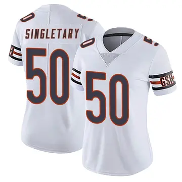 Nike Mike Singletary Women's Limited Chicago Bears White Vapor Untouchable Jersey