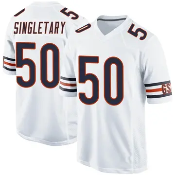 Nike Mike Singletary Youth Game Chicago Bears White Jersey