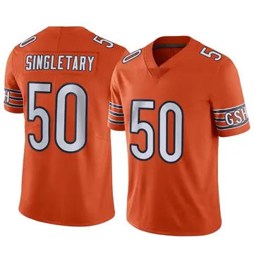 Nike Mike Singletary Youth Limited Chicago Bears Orange Alternate Vapor Jersey