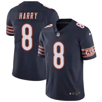 Nike N'Keal Harry Men's Limited Chicago Bears Navy Team Color Vapor Untouchable Jersey