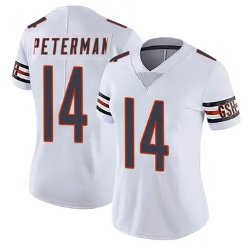 Nike Nathan Peterman Women's Limited Chicago Bears White Vapor Untouchable Jersey