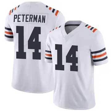 Nike Nathan Peterman Youth Limited Chicago Bears White Alternate Classic Vapor Jersey