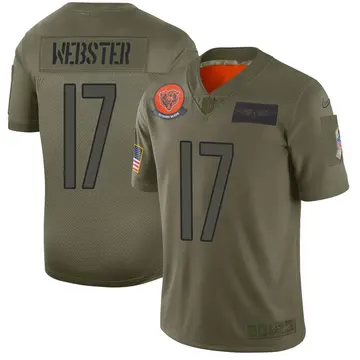 Nike Nsimba Webster Men's Limited Chicago Bears Camo 2019 Salute to Service Jersey