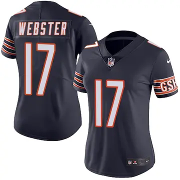 Nike Nsimba Webster Women's Limited Chicago Bears Navy Team Color Vapor Untouchable Jersey