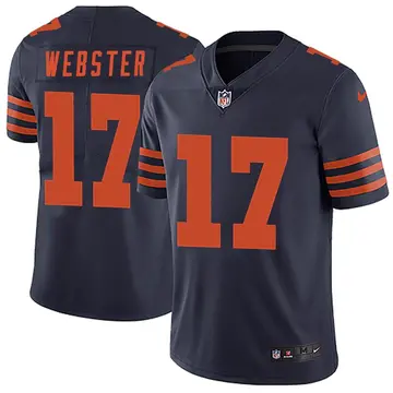 Nike Nsimba Webster Youth Limited Chicago Bears Navy Blue Alternate Vapor Untouchable Jersey