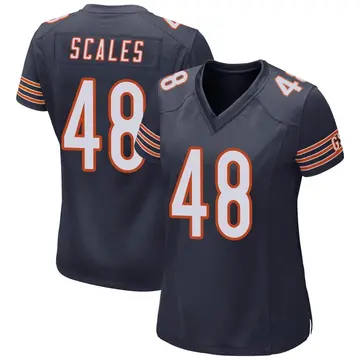 Nike Patrick Scales Women's Game Chicago Bears Navy Team Color Jersey