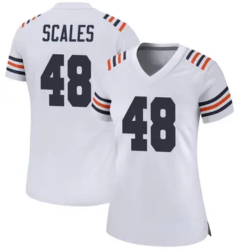 Nike Patrick Scales Women's Game Chicago Bears White Alternate Classic Jersey