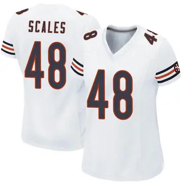 Nike Patrick Scales Women's Game Chicago Bears White Jersey