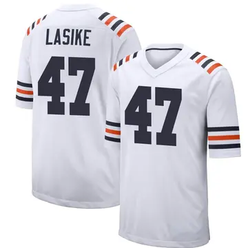 Nike Paul Lasike Men's Game Chicago Bears White Alternate Classic Jersey