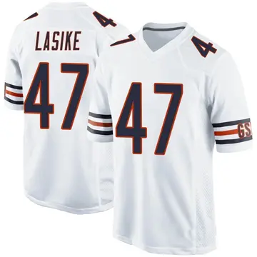 Nike Paul Lasike Men's Game Chicago Bears White Jersey