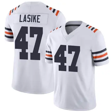 Nike Paul Lasike Men's Limited Chicago Bears White Alternate Classic Vapor Jersey