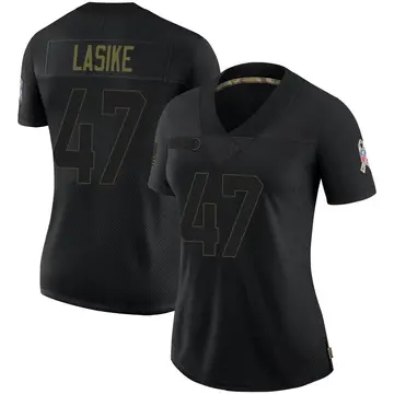 Nike Paul Lasike Women's Limited Chicago Bears Black 2020 Salute To Service Jersey