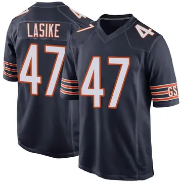 Nike Paul Lasike Youth Game Chicago Bears Navy Team Color Jersey