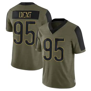 Nike Richard Dent Men's Limited Chicago Bears Olive 2021 Salute To Service Jersey