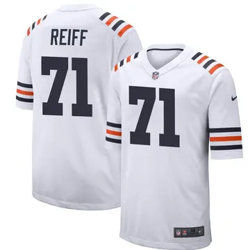 Nike Riley Reiff Youth Game Chicago Bears White Alternate Classic Jersey