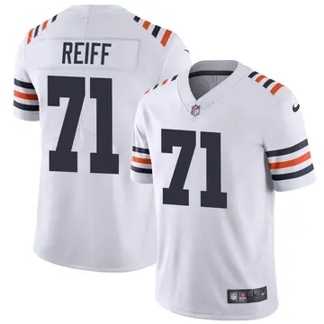 Nike Riley Reiff Youth Limited Chicago Bears White Alternate Classic Vapor Jersey