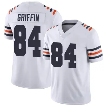 Nike Ryan Griffin Men's Limited Chicago Bears White Alternate Classic Vapor Jersey