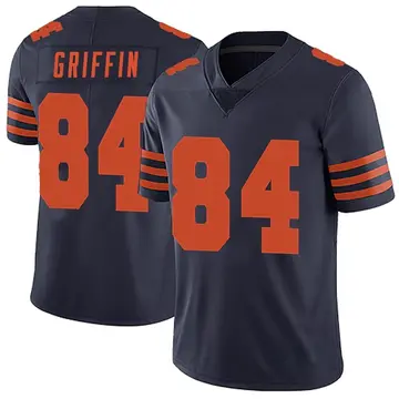 Nike Ryan Griffin Youth Limited Chicago Bears Navy Blue Alternate Vapor Untouchable Jersey