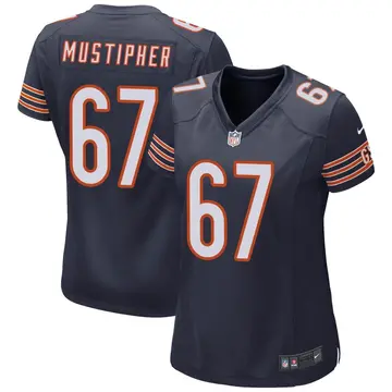 Nike Sam Mustipher Women's Game Chicago Bears Navy Team Color Jersey