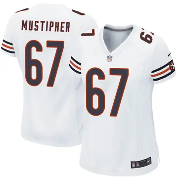 Nike Sam Mustipher Women's Game Chicago Bears White Jersey