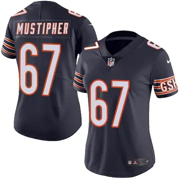 Nike Sam Mustipher Women's Limited Chicago Bears Navy Team Color Vapor Untouchable Jersey