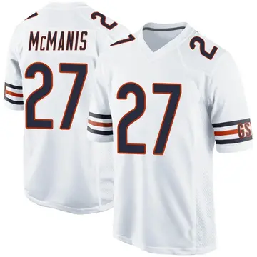 Nike Sherrick McManis Men's Game Chicago Bears White Jersey