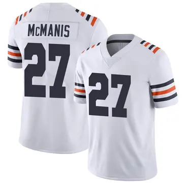 Nike Sherrick McManis Men's Limited Chicago Bears White Alternate Classic Vapor Jersey