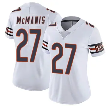 Nike Sherrick McManis Women's Limited Chicago Bears White Vapor Untouchable Jersey