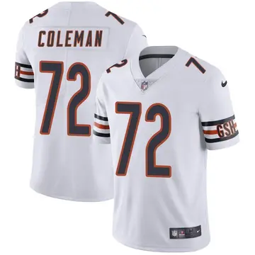 Nike Shon Coleman Youth Limited Chicago Bears White Vapor Untouchable Jersey