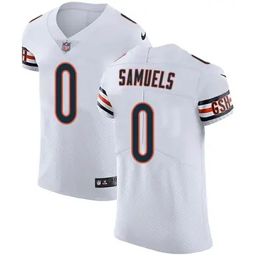 Nike Stanford Samuels Men's Elite Chicago Bears White Vapor Untouchable Jersey