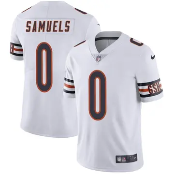 Nike Stanford Samuels Men's Limited Chicago Bears White Vapor Untouchable Jersey