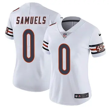Nike Stanford Samuels Women's Limited Chicago Bears White Vapor Untouchable Jersey