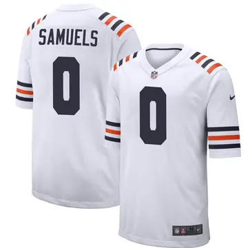Nike Stanford Samuels Youth Game Chicago Bears White Alternate Classic Jersey