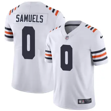 Nike Stanford Samuels Youth Limited Chicago Bears White Alternate Classic Vapor Jersey