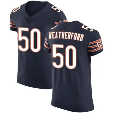 Nike Sterling Weatherford Men's Elite Chicago Bears Navy Team Color Vapor Untouchable Jersey