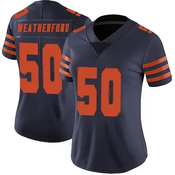 Nike Sterling Weatherford Women's Limited Chicago Bears Navy Blue Alternate Vapor Untouchable Jersey
