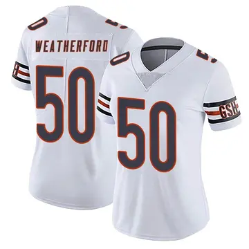 Nike Sterling Weatherford Women's Limited Chicago Bears White Vapor Untouchable Jersey