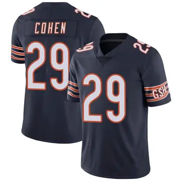 Nike Tarik Cohen Men's Limited Chicago Bears Navy Team Color Vapor Untouchable Jersey