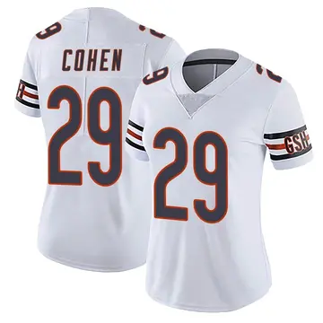 Nike Tarik Cohen Women's Limited Chicago Bears White Vapor Untouchable Jersey