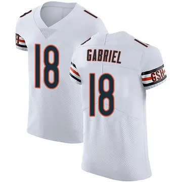 Nike Taylor Gabriel Men's Elite Chicago Bears White Vapor Untouchable Jersey
