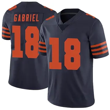 Nike Taylor Gabriel Men's Limited Chicago Bears Navy Blue Alternate Vapor Untouchable Jersey