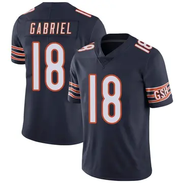 Nike Taylor Gabriel Men's Limited Chicago Bears Navy Team Color Vapor Untouchable Jersey