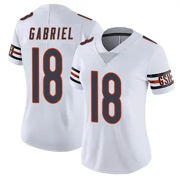 Nike Taylor Gabriel Women's Limited Chicago Bears White Vapor Untouchable Jersey