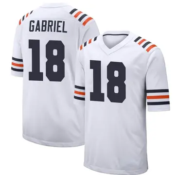 Nike Taylor Gabriel Youth Game Chicago Bears White Alternate Classic Jersey