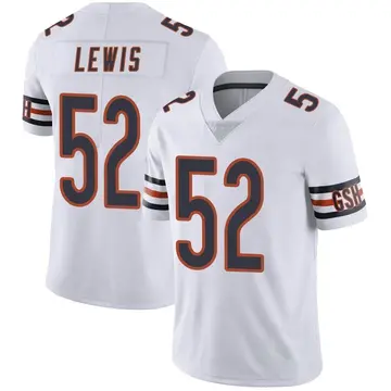 Nike Terrell Lewis Men's Limited Chicago Bears White Vapor Untouchable Jersey
