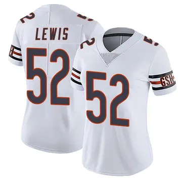Nike Terrell Lewis Women's Limited Chicago Bears White Vapor Untouchable Jersey