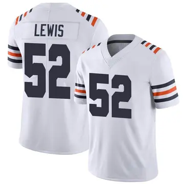 Nike Terrell Lewis Youth Limited Chicago Bears White Alternate Classic Vapor Jersey